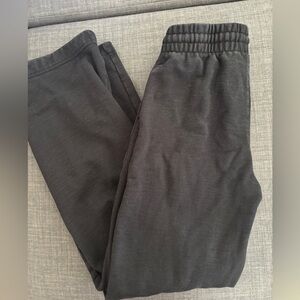 Aritzia TNA BLACK Extra Fleece Boyfriend Wide Leg Sweatpants XXS